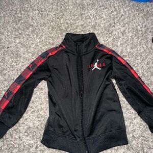 Jordan Black Jacket with Red Stripes